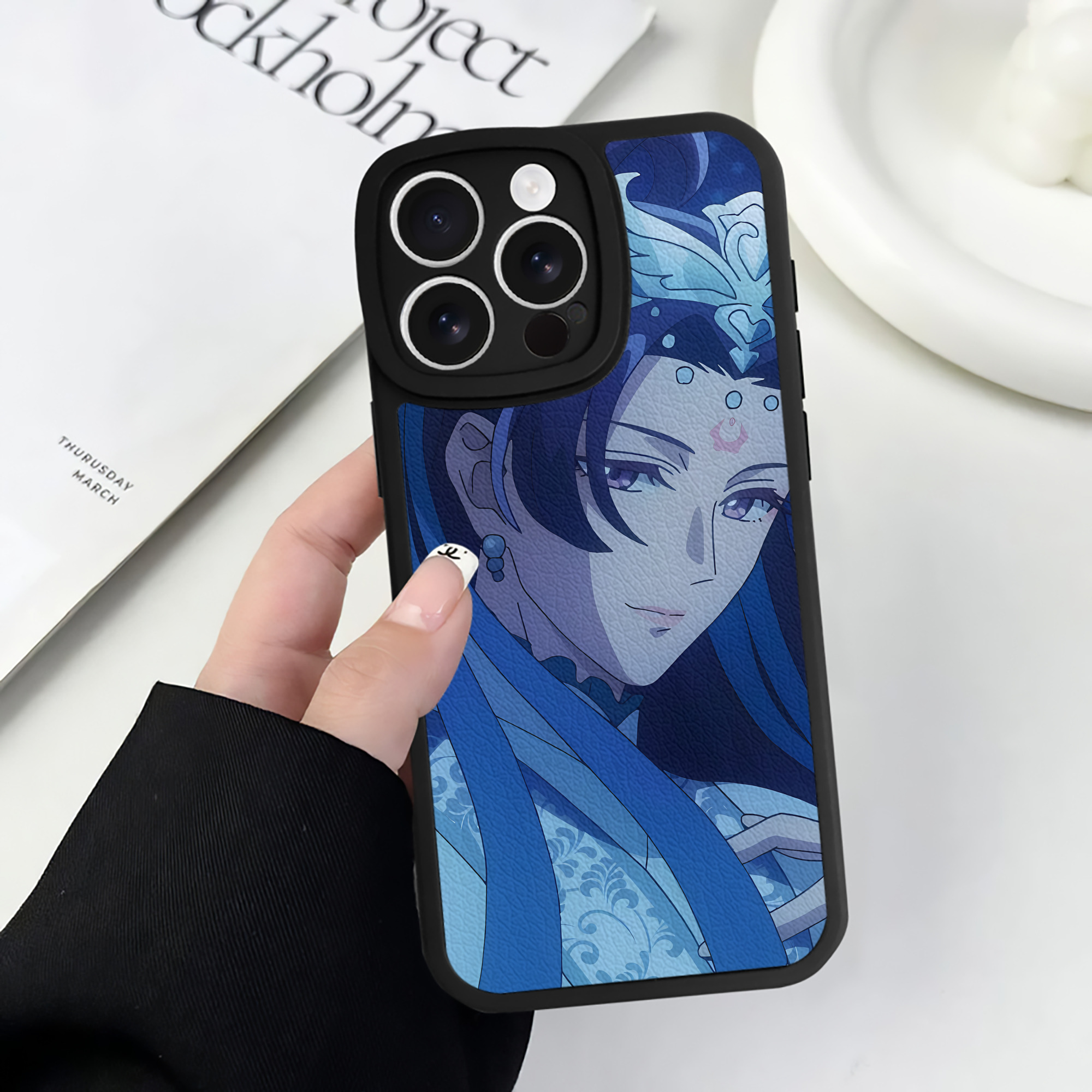 薬屋のひとりごと The Apothecary Diaries 【iPhone 16シリーズ対応】シリコンスマホケース（レザー調） 材質：シリコン